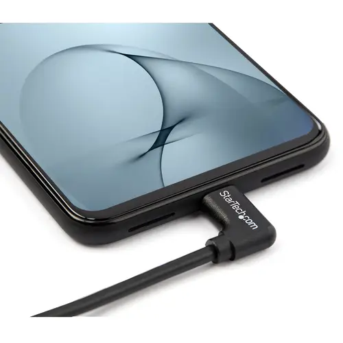 Cable de 1m USB-C a USB-C Acodado a la Derecha - Cable USB Tipo C en Ángulo a la Derecha - Cable USBC en Ángulo - Imagen 4