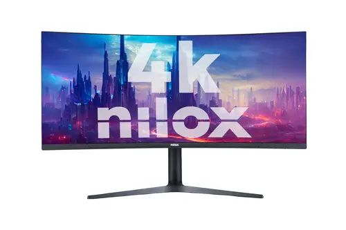 MONITOR 34" NXM344KD11 ULTRAWIDE 4K CURVO 144HZ 2HDMI 2DP 1MS MMDIA pantalla para PC 86,4 cm (34") 3440 x 1440 Pixeles UltraWide Quad HD LED Negro - Imagen 1