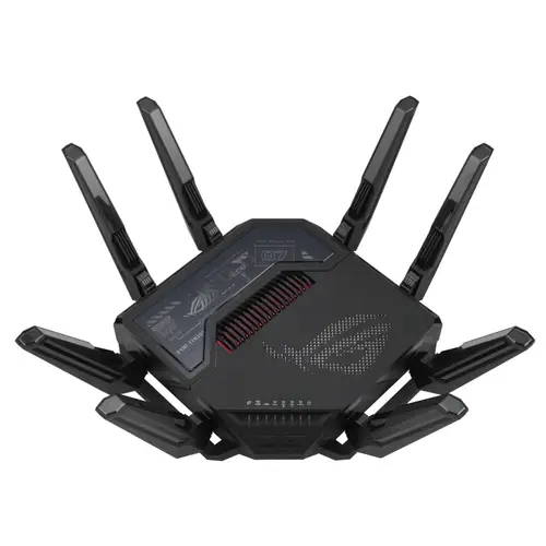 ROG Rapture GT-BE98 router inalámbrico 10 Gigabit Ethernet Quad-band (2.4 GHz / 5 GHz-1 / 5 GHz-2 / 6 GHz) Negro - Imagen 2