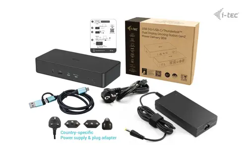 USB 3.0 / USB-C / Thunderbolt 3 Professional Dual 4K Display Docking Station Generation 2 + Power Delivery 100W - Imagen 4
