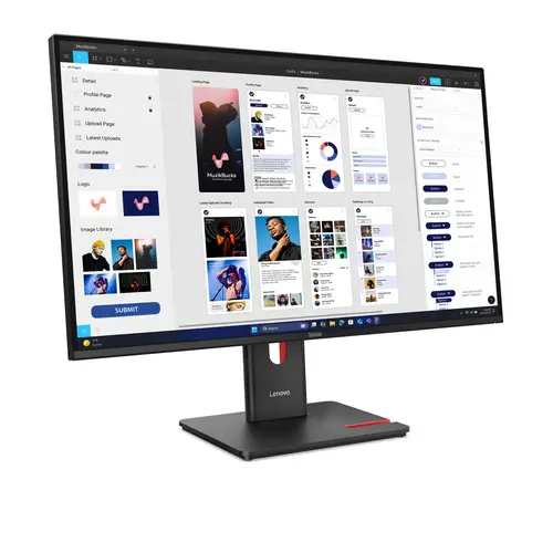 ThinkVision T32UD-40 LED display 80 cm (31.5") 3840 x 2160 Pixeles 4K Ultra HD LCD Negro - Imagen 3