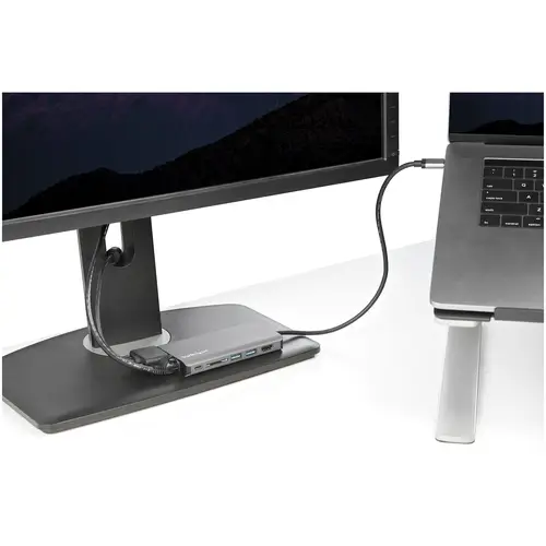 Adaptador Multipuertos USB-C - Mini Docking Station para Viajes con HDMI de 4K o VGA de 1080p - con Hub Ladrón USB 3.0 - PD de 100W - SD - Ethernet - Audio y Micrófono - Replicador de Puertos Portátil - Imagen 11