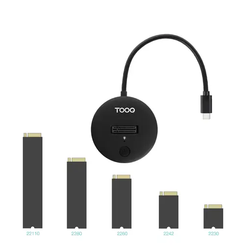 Docking Station USB-C 3.2 Gen 2x1 para SSD M.2 NVMe PICe, Negra - Imagen 3
