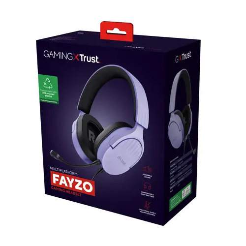 GXT 489P FAYZO Auriculares Alámbrico Diadema Juego Negro, Púrpura - Imagen 16
