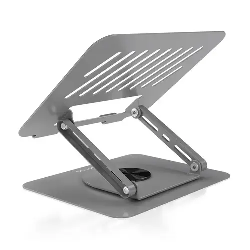 Soporte de Sobremesa XL Giratorio Ajustable para Portatil / Tablet 10"-17", Gris - Imagen 3