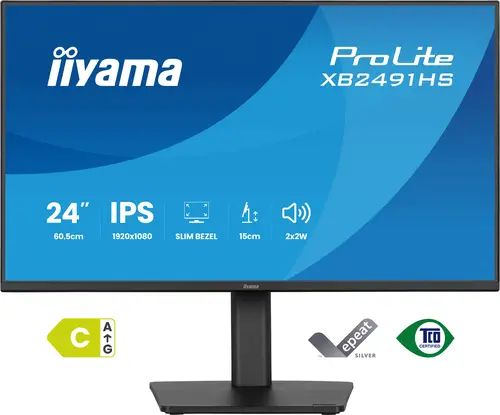 ProLite XB2491HS-B1 pantalla para PC 60,5 cm (23.8") 1920 x 1080 Pixeles Full HD LCD Negro - Imagen 2