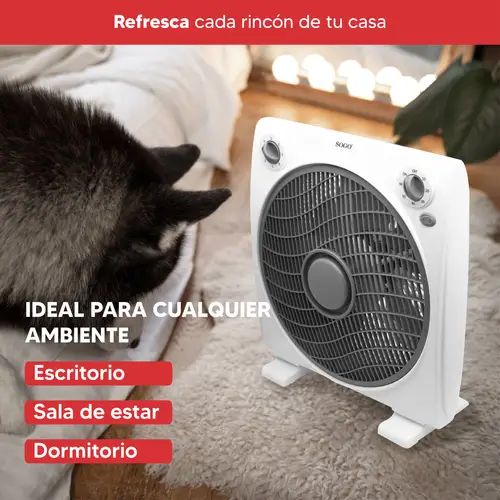 VEN-SS-21120 ventilador Gris, Blanco - Imagen 10