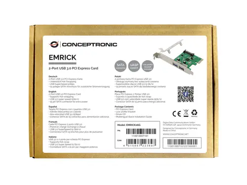 EMRICK06G tarjeta y adaptador de interfaz Interno USB 3.2 Gen 1 (3.1 Gen 1) - Imagen 2