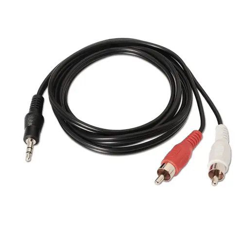 A128-0147 cable de audio 1,5 m 3,5mm 2 x RCA Negro - Imagen 2