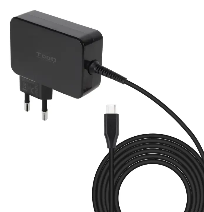 Cargador de portátil GAN USB-C PD 100W, Negro