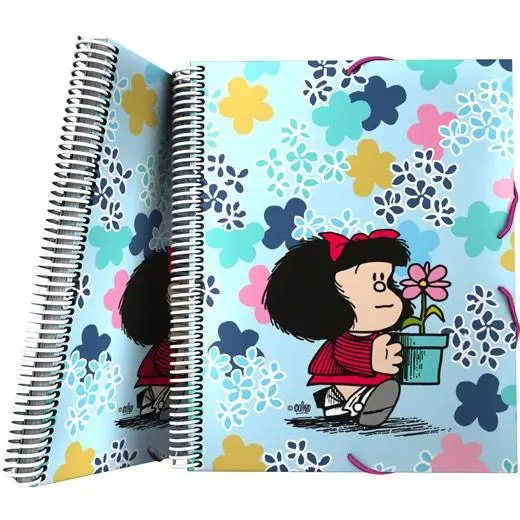 GRAFOPLÁS CARPETA 30 FUNDAS ESPIRAL MAXIPLÁS A4 C/SOBRE CIERRE C/GOMA MAFALDA 24 LIVELY