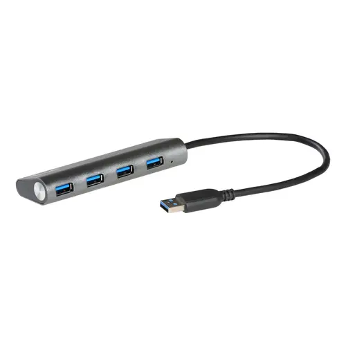 Metal Superspeed USB 3.0 4-Port Hub - Imagen 2