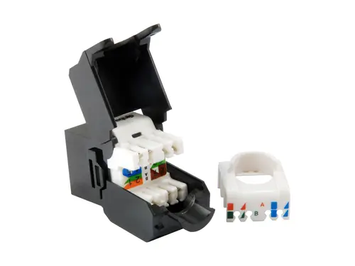 769226 cambiador de género para cable RJ-45 LSA Negro - Imagen 4