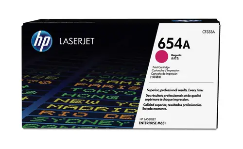 Cartucho de tóner original LaserJet 654A magenta - Imagen 1
