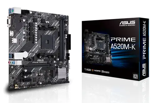 PRIME A520M-K AMD A520 Zócalo AM4 micro ATX - Imagen 1