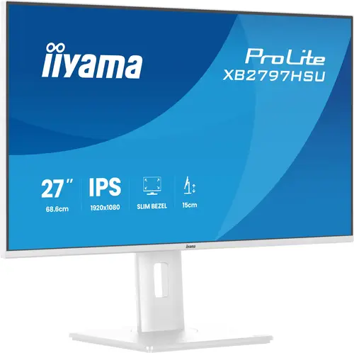 ProLite XB2797HSU-W1 pantalla para PC 68,6 cm (27") 1920 x 1080 Pixeles Full HD LED Blanco - Imagen 5