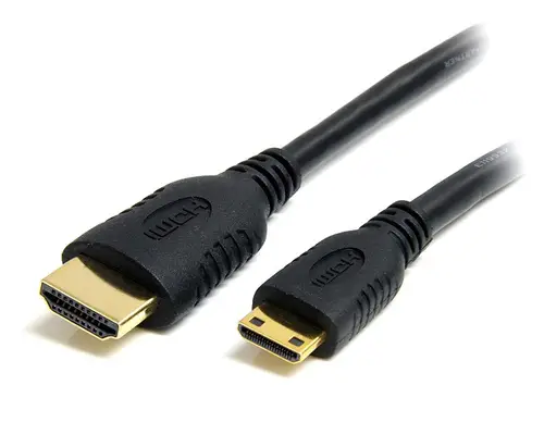 Cable HDMI de alta velocidad con Ethernet 50cm - HDMI a Mini HDMI - Macho a Macho - Imagen 1