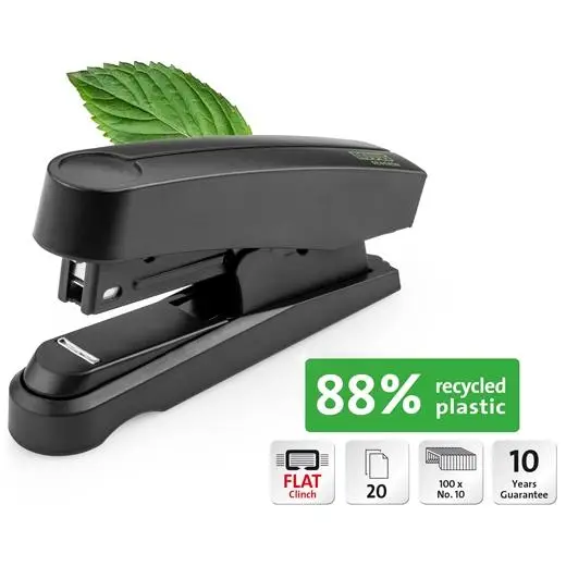 NOVUS GRAPADORA B10FC PROFESIONAL RE+NEW INCLUYE 200 GRAPAS NO.10 NEGRO