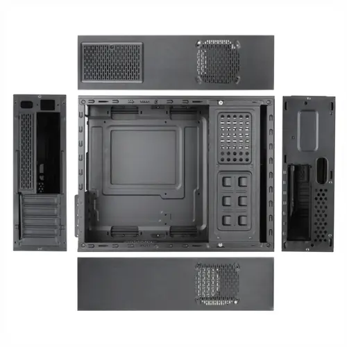 TQC-3005U3 carcasa de ordenador Escritorio Negro 500 W - Imagen 4