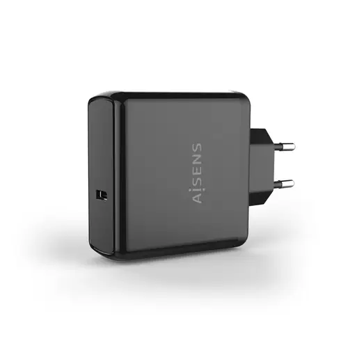 Cargador PD3.0 QC3.0 1 Puerto 1xUSB-C 60W, Negro - Imagen 1