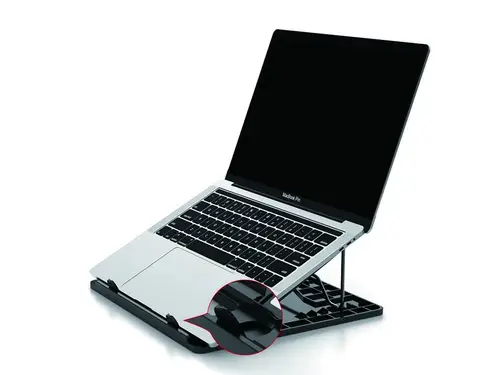 ERGO Laptop Cooling Stand Soporte para ordenador portátil Negro 39,6 cm (15.6") - Imagen 4