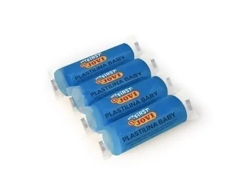 MY FIRSTPLASTILINA BABY CAJA 18 PASTILLAS PASTA PARA MODELAR SÚPER BLANDA 38 G AZUL  NEW JOVI 37012