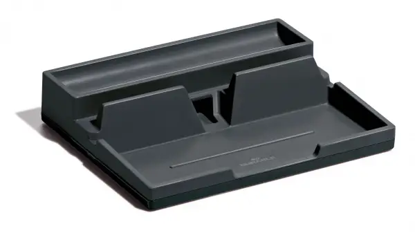 Varicolor organizador para cajón de escritorio Plástico, Caucho Carbón vegetal
