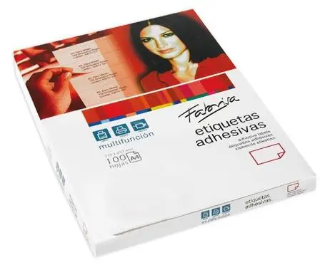 PAQ. 1400 ETIQUETAS ADHE. C/RECTOS 100H A4 105X40