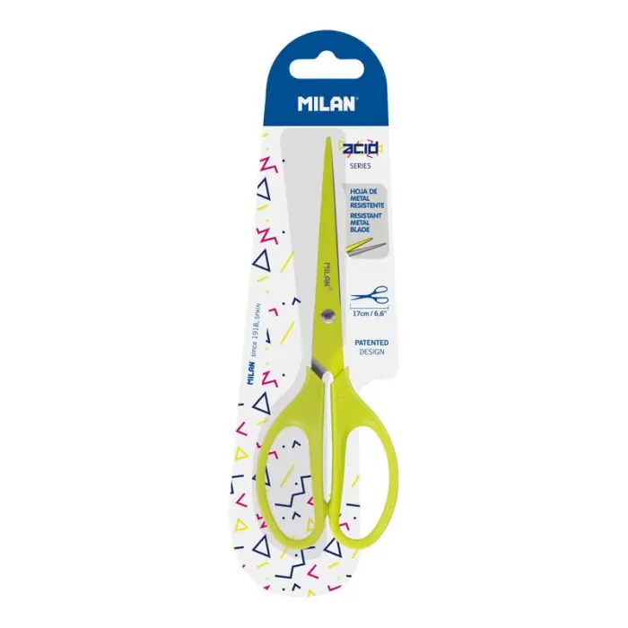 BWM10425Y tijera de escritorio y manualidades Tijeras de oficina Corte recto Amarillo