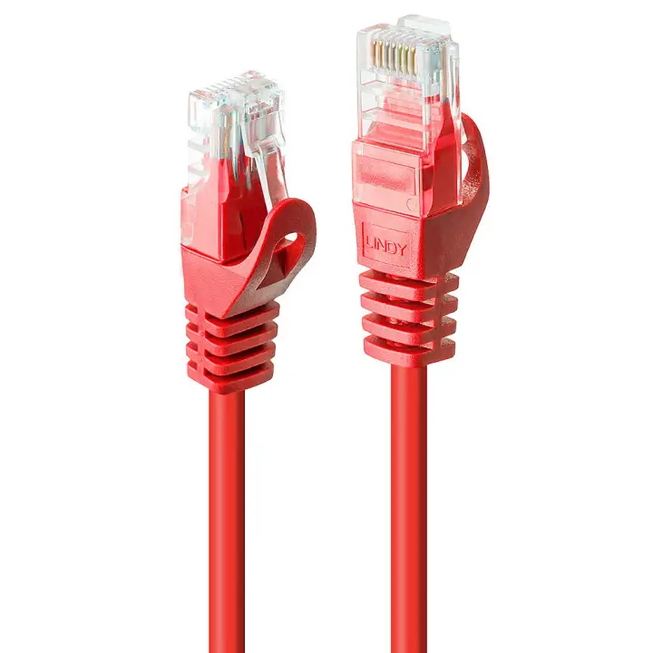 48184 cable de red Rojo 3 m Cat6 U/UTP (UTP)
