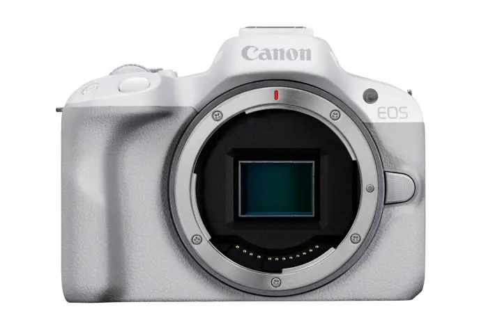 EOS R50, White + RF-S 18-45mm F4.5-6.3 IS STM Kit MILC 24,2 MP CM..