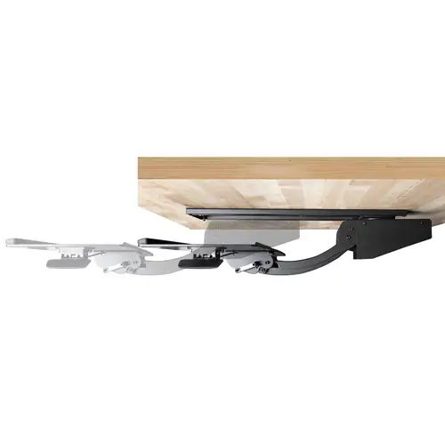 Bandeja para Teclado y Ratón para Debajo del Escritorio - de 30cm x 78cm - de Altura Ajustable - Soporte Ergonómico para Teclado y Mouse con Soporte para las Muñecas - Giro e Inclinación - Imagen 8