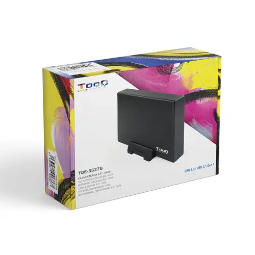 CAJA HDD 3,5" SATA A USB 2.0/3.0 NEGRA - Imagen 6