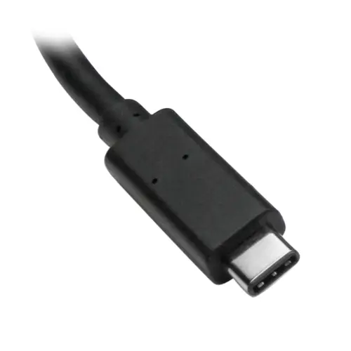 Concentrador USB 3.0 de 3 Puertos con USB-C y Ethernet Gigabit - 5Gbps - Con Adaptador de Alimentación - Imagen 2