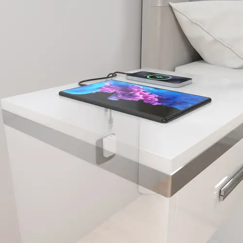 Cargador De Pared GaN Ultra Delgado 30W, 1xUSB-C PD3.0 QC4.0, 1xUSB-A QC3.0, Blanco - Imagen 6