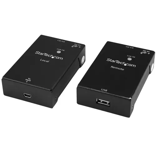 Extensor Alargador de 1 Puerto USB 2.0 por Cable Cat5 o Cat6 - 50m - Imagen 1