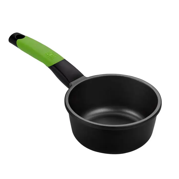 A121470 cacerola 1,25 L Alrededor Negro, Verde