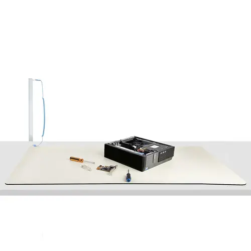 Alfombrilla Antiestática, Superficie Antiestática para la Reparación de Electrónicos para Mesa, con Cable de Toma a Tierra Removible, ANSI/ESD S 4.1, 60cmx120cm - Imagen 6