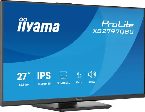 ProLite XB2797QSU-B1 pantalla para PC 68,6 cm (27") 2560 x 1440 Pixeles Quad HD LED Negro - Imagen 9