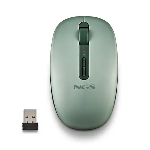 FOG DUAL GREEN ratón Universal Ambidextro RF Wireless + Bluetooth 1600 DPI - Imagen 1