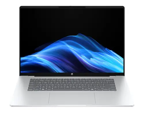 OmniBook 5 Laptop Next Gen AI 16-bf0005nsx Copilot+ PC Snapdragon X1-26-100 Portátil 40,6 cm (16") 2K 16 GB LPDDR5x-SDRAM 512 GB SSD Wi-Fi 6E (802.11ax) Windows 11 Home Plata - Imagen 1