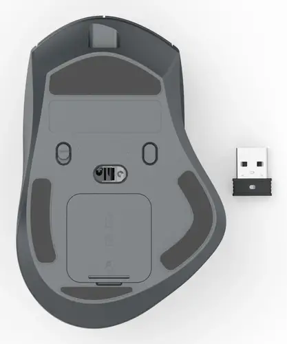 WM-900 ratón Oficina mano derecha RF Wireless + Bluetooth Óptico 3200 DPI - Imagen 7