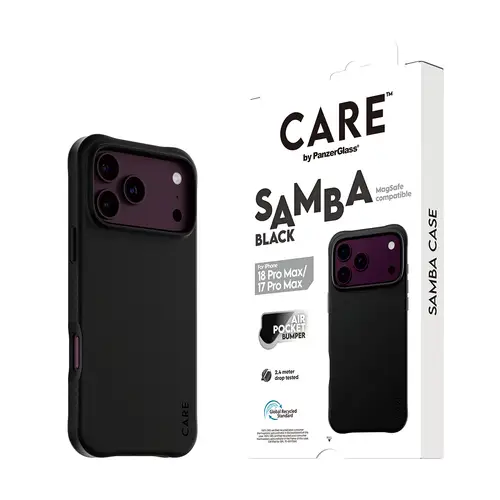 CARE by ® Samba Case Black w. MagSafe iPhone 18 Pro Max | 17 Pro Max funda para teléfono móvil Negro - Imagen 6