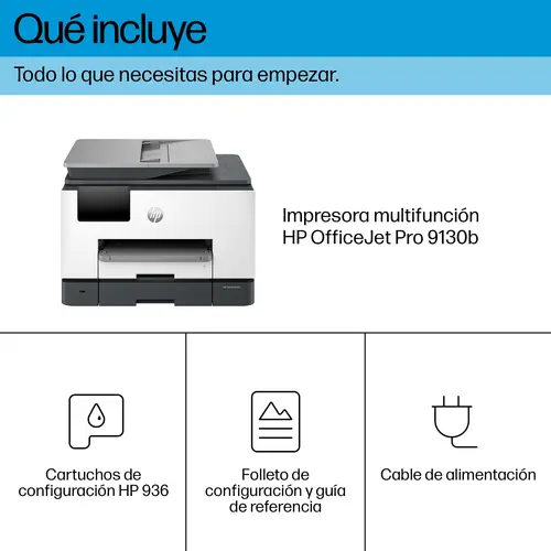OfficeJet Pro 9130b Inalámbrico All-in-One Color Impresora, Impresión a doble cara  Copiadora y escáner - Imagen 4