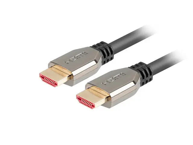 CA-HDMI-30CU-0010-BK cable HDMI 1 m HDMI tipo A (Estándar) Negro, Plata