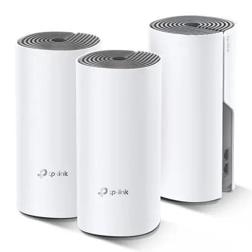 Deco E4 (3-pack) Doble banda (2,4 GHz / 5 GHz) Wi-Fi 5 (802.11ac) Blanco, Gris 2 Interno - Imagen 1