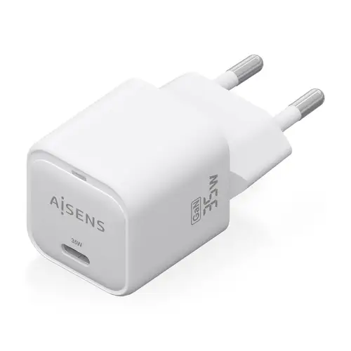 Cargador GaN 35W, 1xUSB-C PD3.0 QC4.0, Blanco - Imagen 2