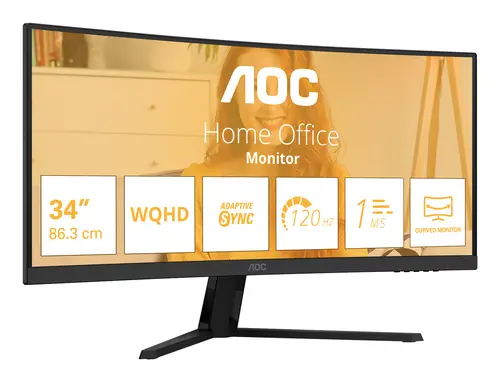 B3 CU34B3E pantalla para PC 86,4 cm (34") 3440 x 1440 Pixeles Wide Quad HD LED Negro - Imagen 2