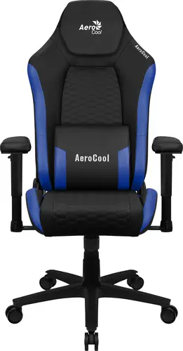 CROWNBB Azul, Silla Gaming Ergonómica, Cojines Ajustables, Cuero Sintético Premium - Imagen 2