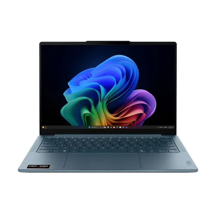 Yoga Slim 7 14AKP10 Copilot+ PC AMD Ryzen AI 7 350 Portátil 35,6 cm (14") WUXGA 32 GB LPDDR5-SDRAM 1 TB SSD Wi-Fi 7 (802.11be) Windows 11 Home Español Verde azulado